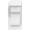 Ekena Millwork Carmel Architectural Grade PVC Outlooker with Block Ends, 7"W X 12"D X 14"H OUTP07X12X14CAR05 - alternate 2